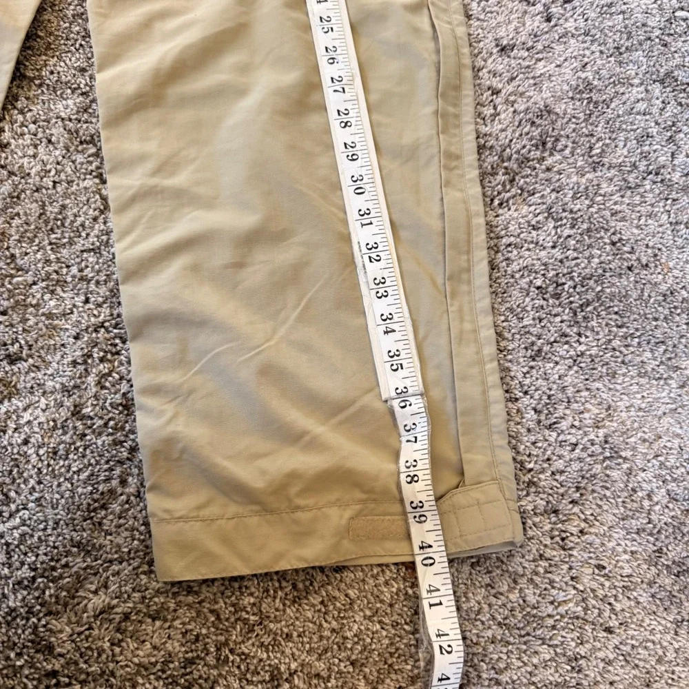 NWT REI Sahara Convertible‎ Pants Womens 10 Petite Tan Zip Off Cargo Hiking Belt